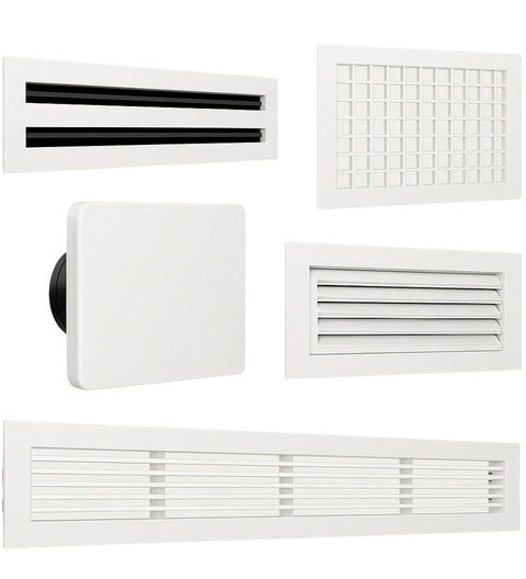 Grilles de soufflage