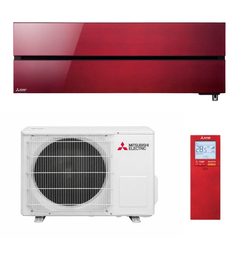 Monosplit Mitsubishi Electric Gamme design premium LN rouge