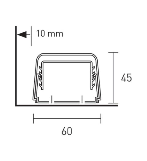 Dimensions goulotte T06