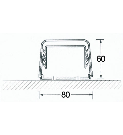 Dimensions goulotte T08