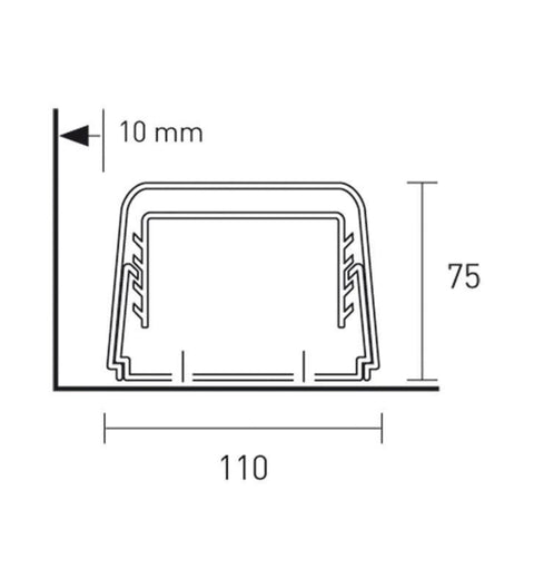 Dimensions goulotte T14