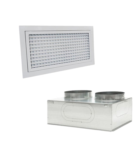 Grille de reprise quadrillage incliné 400x200