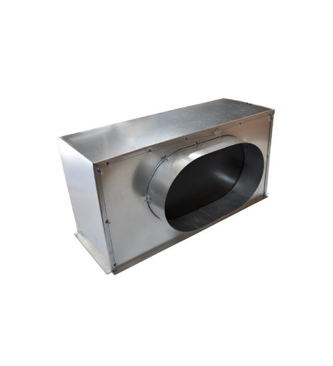 Plénum pour grille de soufflage en galva